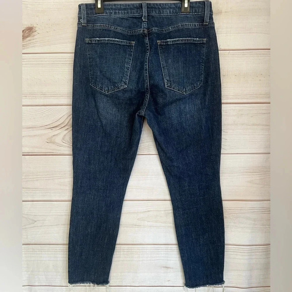 PISTOLA Distressed Skinny Ankle Jeans Size 30 Dark Wash Denim - Picture 3 of 16